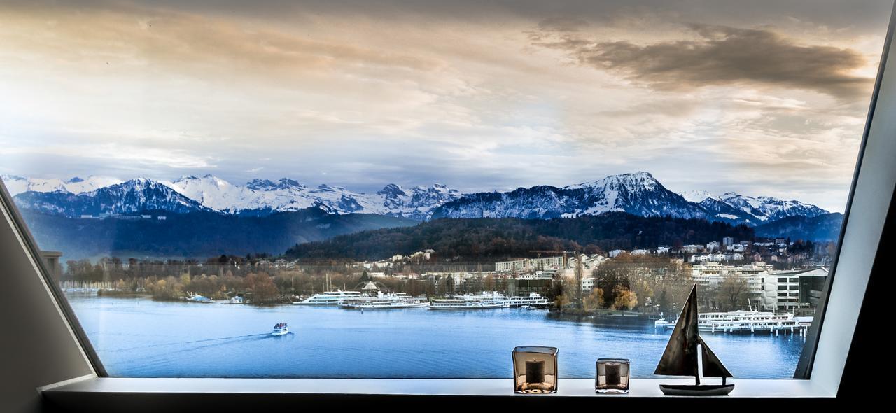 Lucerne Lake View Apartments Kültér fotó